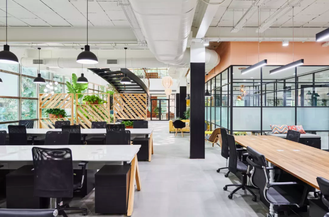 优雅的办公室环境设计，能提高工作效率